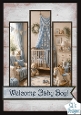 Welcome Baby Boy Nursery Card Topper