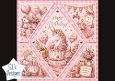 Magical Unicorn Birthday Card Topper with Pink Fantasy Elements