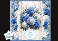 Blue Hydrangea Lace Just for You Card Topper