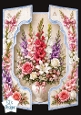 Elegant Pastel Floral Vase Topper with Roses & Lilies