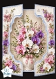Elegant Orchid Floral Vase Topper in Soft Pastels