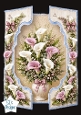 Elegant Pastel Calla Lily Floral Vase Topper
