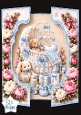 Sweet Baby Boy Nursery Topper with Pastel Toys