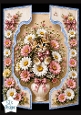 Cute Kitten Daisy Floral Topper in Pastel Shades