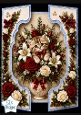 Cute Kitten Floral Topper with Roses & Lilies