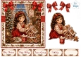 Vintage Christmas Gingerbread Decorating – Cozy Child Holiday Scene