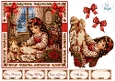Vintage Christmas Dear Santa Writing – Cozy Child & Puppy Holiday Scene