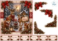 Woodland Christmas Friends – Cozy Cabin & Snowy Forest Animal Scene