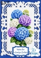 Elegant 5x7 Hydrangea Floral Birthday Card Topper