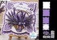 Elegant Lavender Basket Shaped 7x7 Card Kit with Decoupage, Sentiments & Layered Floral Elements