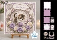 Adorable Kitten with Yarn Shaped 7x7 Card Kit with Decoupage, Floral Frames, Sentiments & Layered Elements