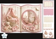 Baby Girl Nursery Book-Style Card Kit