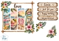 Tropical Beach Watercolor Panel Card Topper