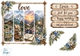 Rustic Mountain Adventure Panel Card Topper