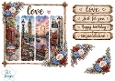 Romantic London Landmark Panel Card Topper