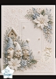 Winter Gnome Trio Embossed Christmas Card Topper