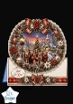 Vintage Carolers Christmas Wreath Card Topper