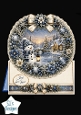 Snowman Lantern Winter Wreath Card Topper