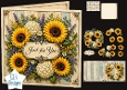 Sunflower & Hydrangea Just for You Rustic Card Topper