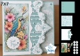 Tropical Parrot and Hibiscus 7x7 Card Kit with Just For You Tag