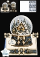 Blue & Gold Snow Globe Just for You Christmas Topper