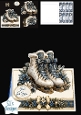 Blue & Gold Ice Skates Just for You Winter Topper