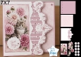 Pink Dahlia Kitten 7x7 Card Kit with Just For You Sentiment
