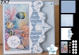 Tropical Fish and Coral Reef 7x7 Card Kit with Just For You Tag