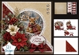 Red & Woodland Deer Merry Christmas Festive Topper