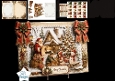 Merry Christmas – Santa, Reindeer & Snowy Cottage Card Kit