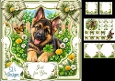 German Shepherd Meadow – Just for You Floral Puppy Card Kit