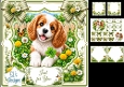 Meadow Puppy Greetings – Just for You Floral Card Kit 1