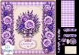 Lavender Rose Floral Topper – Elegant Purple Bouquet & Just for You Label