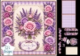 Pink & Purple Rose Floral Topper – Elegant Bouquet with Just for You Label