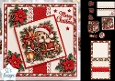 Puppy Sleigh Lantern Christmas Card Topper