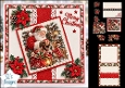 Santa & Reindeer Lantern Christmas Card Topper