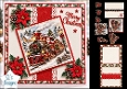 Santa Train Christmas Card Topper