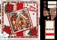 Gingerbread House Lantern Christmas Card Topper