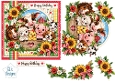 Farm Animals Birthday Card Topper