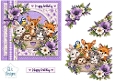 Woodland Friends Birthday Card Topper