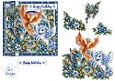 Dragon, Unicorn & Phoenix Fantasy Birthday Card Topper