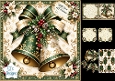 Green & Gold Christmas Bells Card Topper
