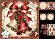 Red & Gold Christmas Bells Card Topper