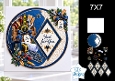 Just for You 7x7 Craft Tools Card Kit with Blue & Gold Layers and DIY Toppers