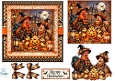 Halloween Chicken Family – Cute Farmyard Pumpkin Topper