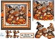 Halloween Owls & Pumpkin Lanterns – Cute Autumn Card Topper