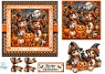 Halloween Kitten & Puppy – Pumpkin Lantern Spooky Topper