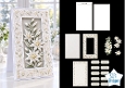 Elegant White Floral 3D Card Kit – Luxury Layered Design for Christmas & New Year