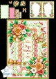 Orange & Pink Floral Birthday – Elegant Card Topper