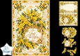 Elegant Yellow Mimosa Just for You Floral Topper for Cards